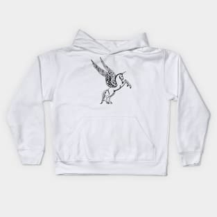 Unicorn Pegasus Kids Hoodie